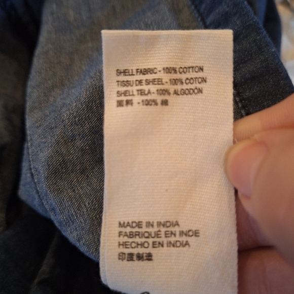 CLEOBELLA Joplin Belted shorts Ruffle Waist Chambray Womens Size S - Picture 5 of 7